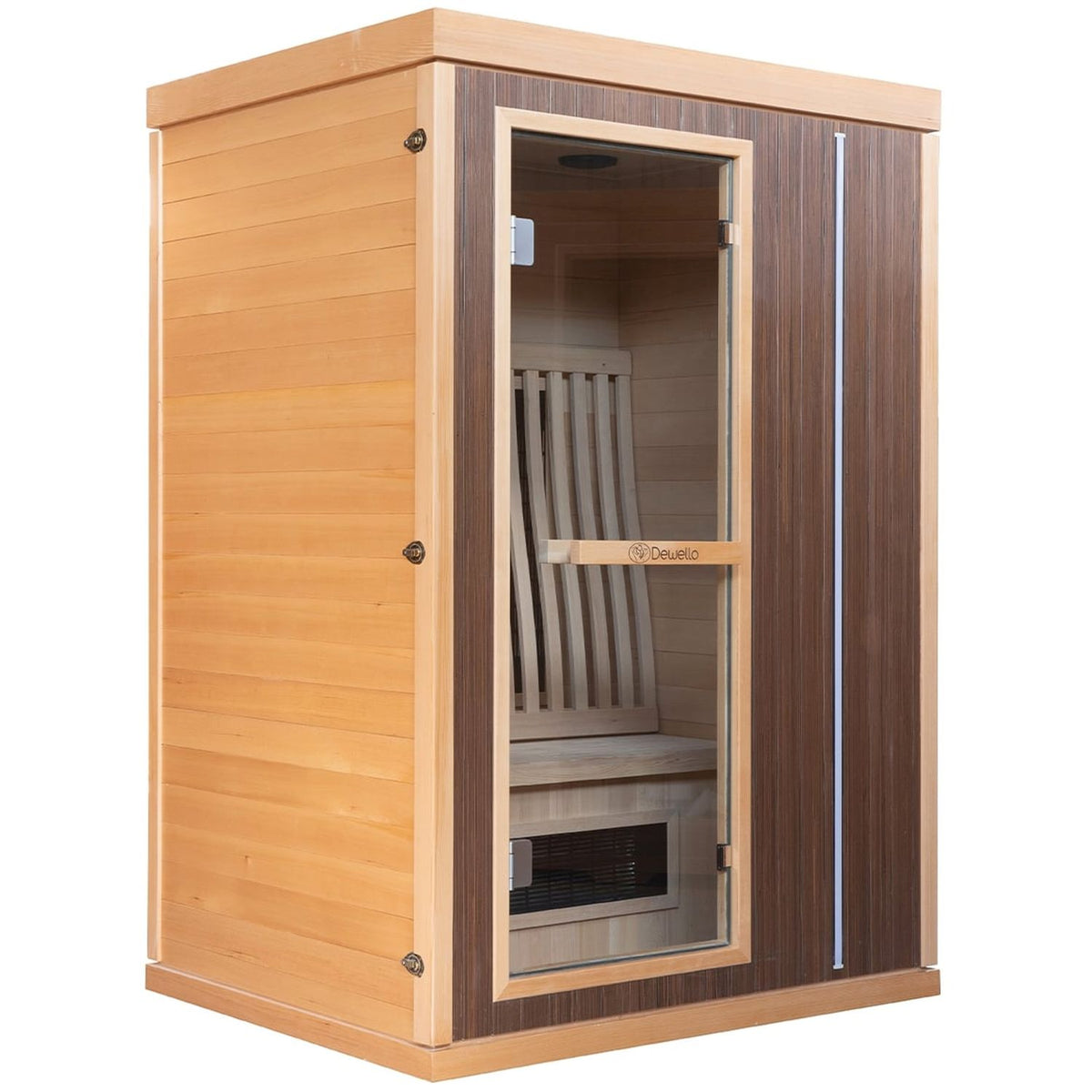 Dewello Infrarotkabine MELVILLE 130x105 Dual-Therm