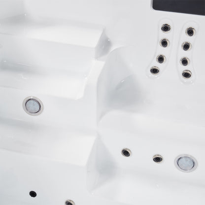 Swim Spa Whirlpool AWT Innovation380 weiß 380x220 grau
