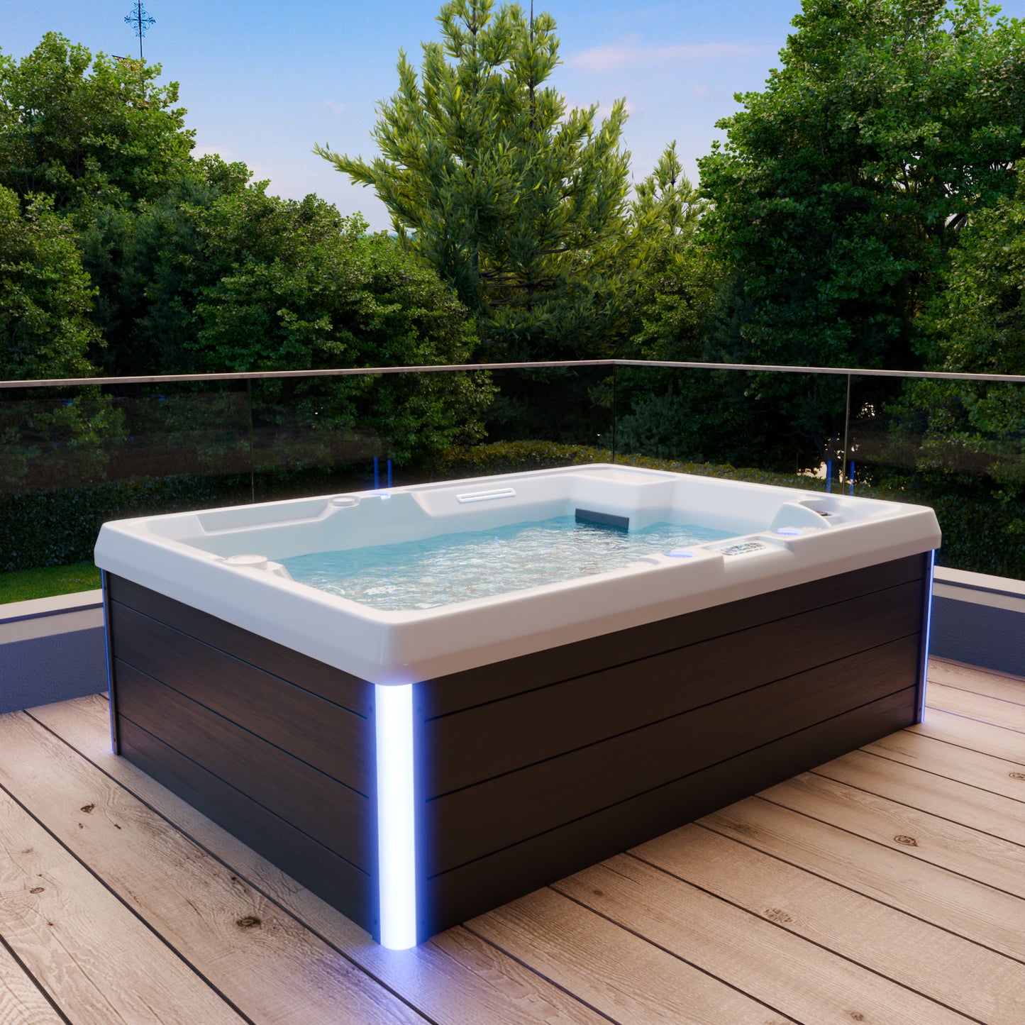 Outdoor Whirlpool Elba 210x150cm