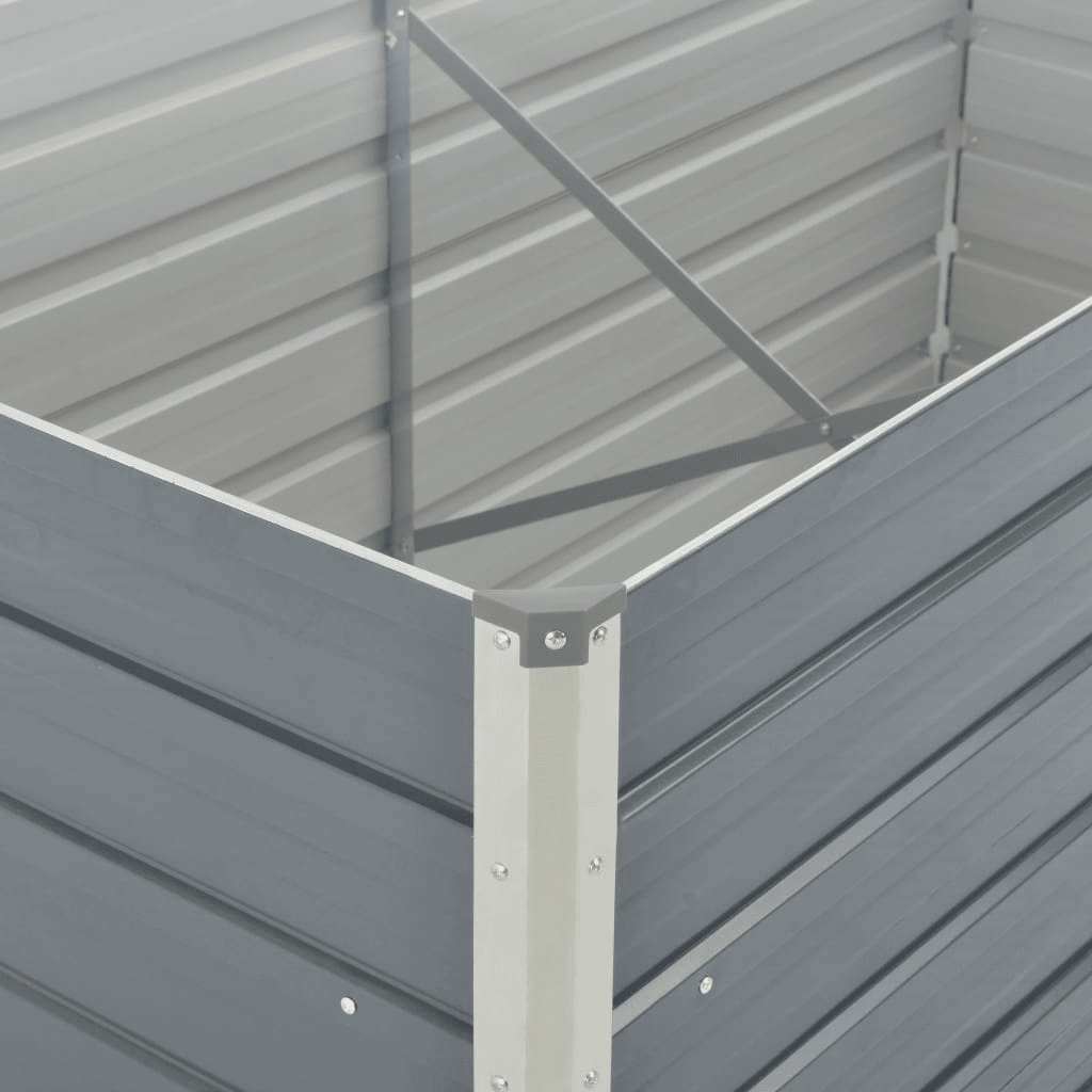 Hochbeet 160 X 80 X 77 Cm Verzinkter Stahl