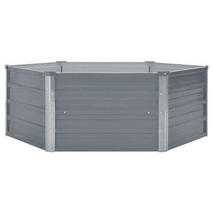 Hochbeet 129 X 129 X 45 Cm Verzinkter Stahl
