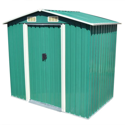 Gartenschuppen Stahl 204 X 132 X 186 Cm