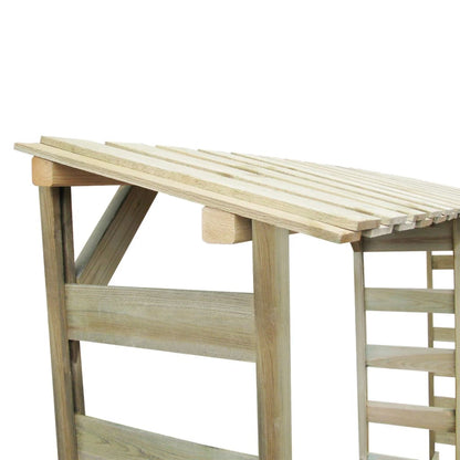 Feuerholz-Lagerschuppen 300×44×176 Cm Imprägniertes Kiefernholz