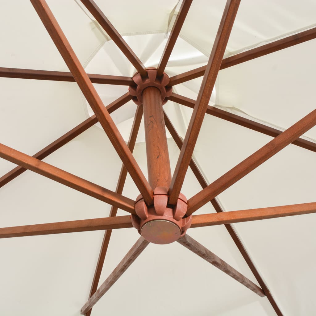 Ampelschirm 350 Cm Holzmast