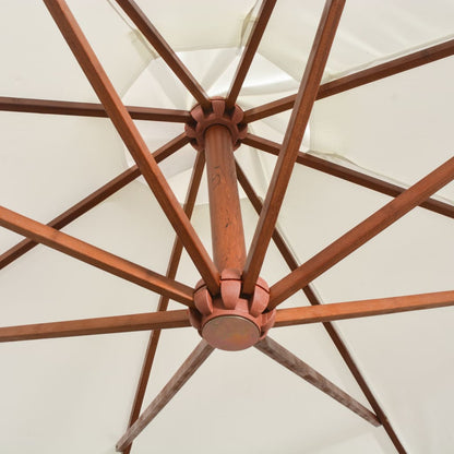 Ampelschirm 350 Cm Holzmast