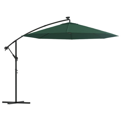 Sonnenschirm Ampelschirm Mit Led-Beleuchtung 300 Cm Metallmast