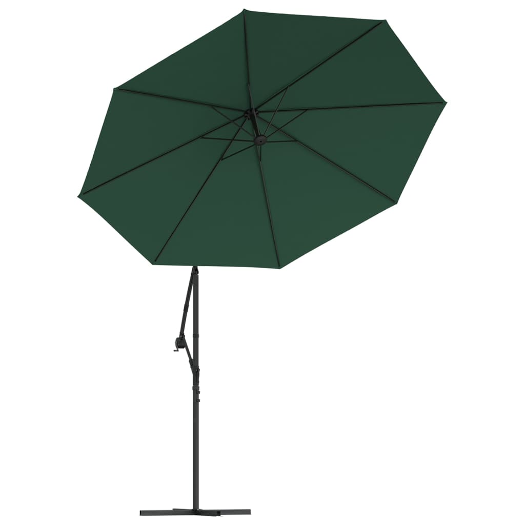 Sonnenschirm Ampelschirm Mit Led-Beleuchtung 300 Cm Metallmast