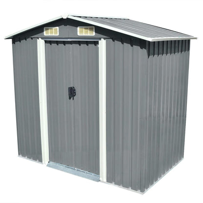 Gartenschuppen Stahl 204 X 132 X 186 Cm