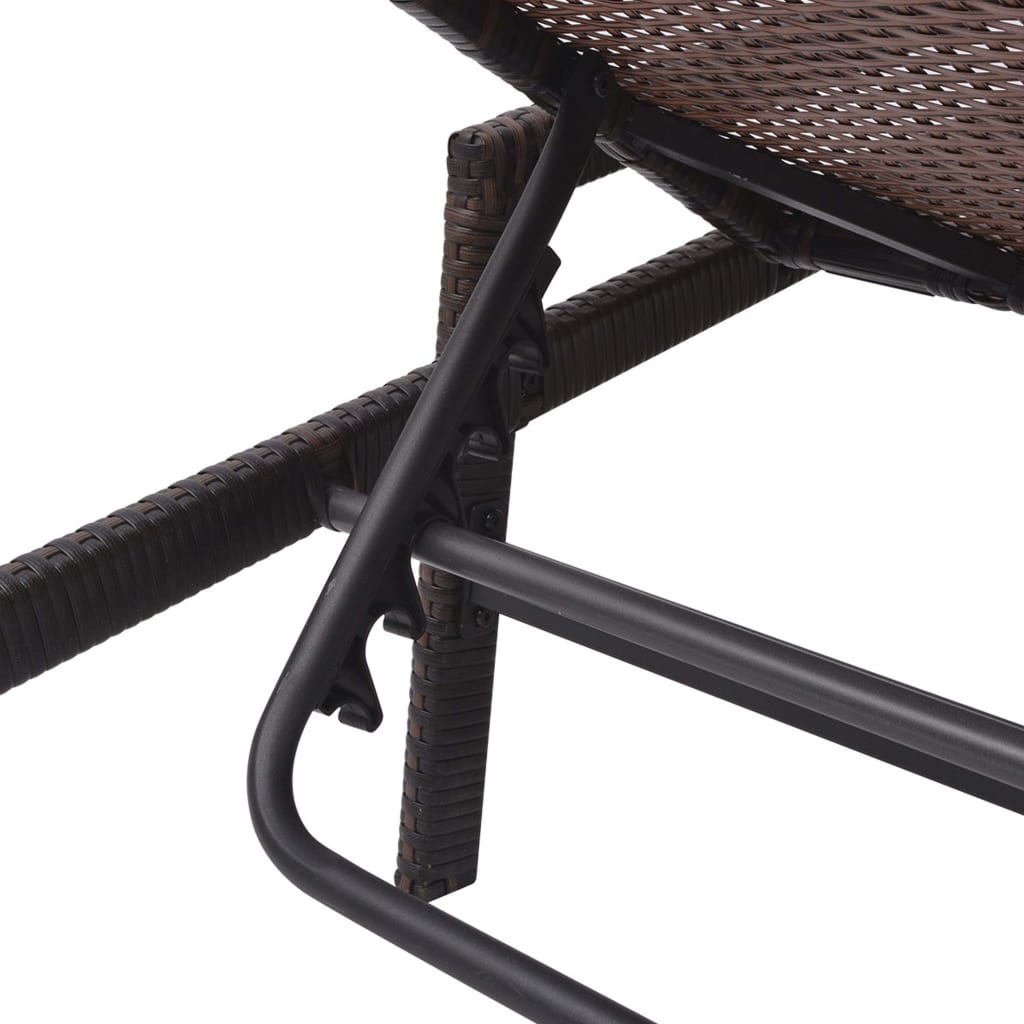 Sonnenliege Mit Auflage Poly Rattan