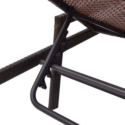 Sonnenliege Mit Auflage Poly Rattan