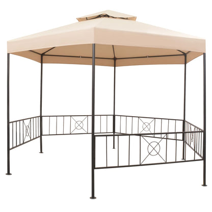 Gartenpavillon Partyzelt Hexagonal 323X265 Cm