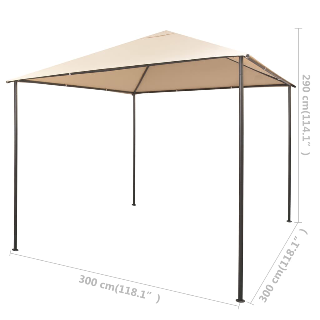 Pavilion Partyzelt Überdachung 3X3 M Stahl
