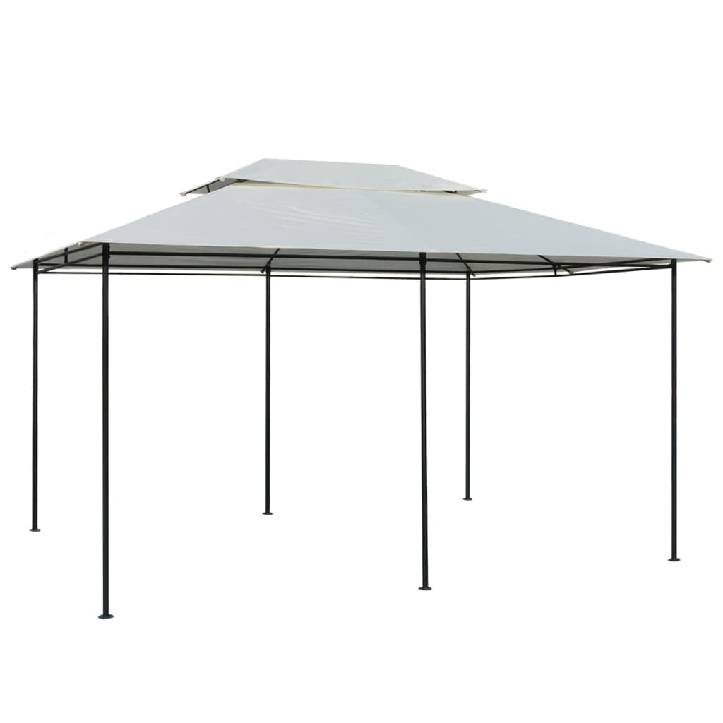 Gartenpavillon Mit Gardinen 4X3 M Weiß
