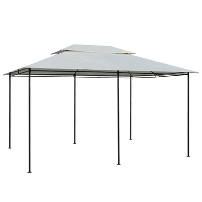 Gartenpavillon Mit Gardinen 4X3 M Weiß