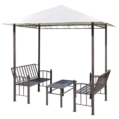 Gartenpavillon Mit Tisch Und Bänken 2,5X1,5X2,4 M