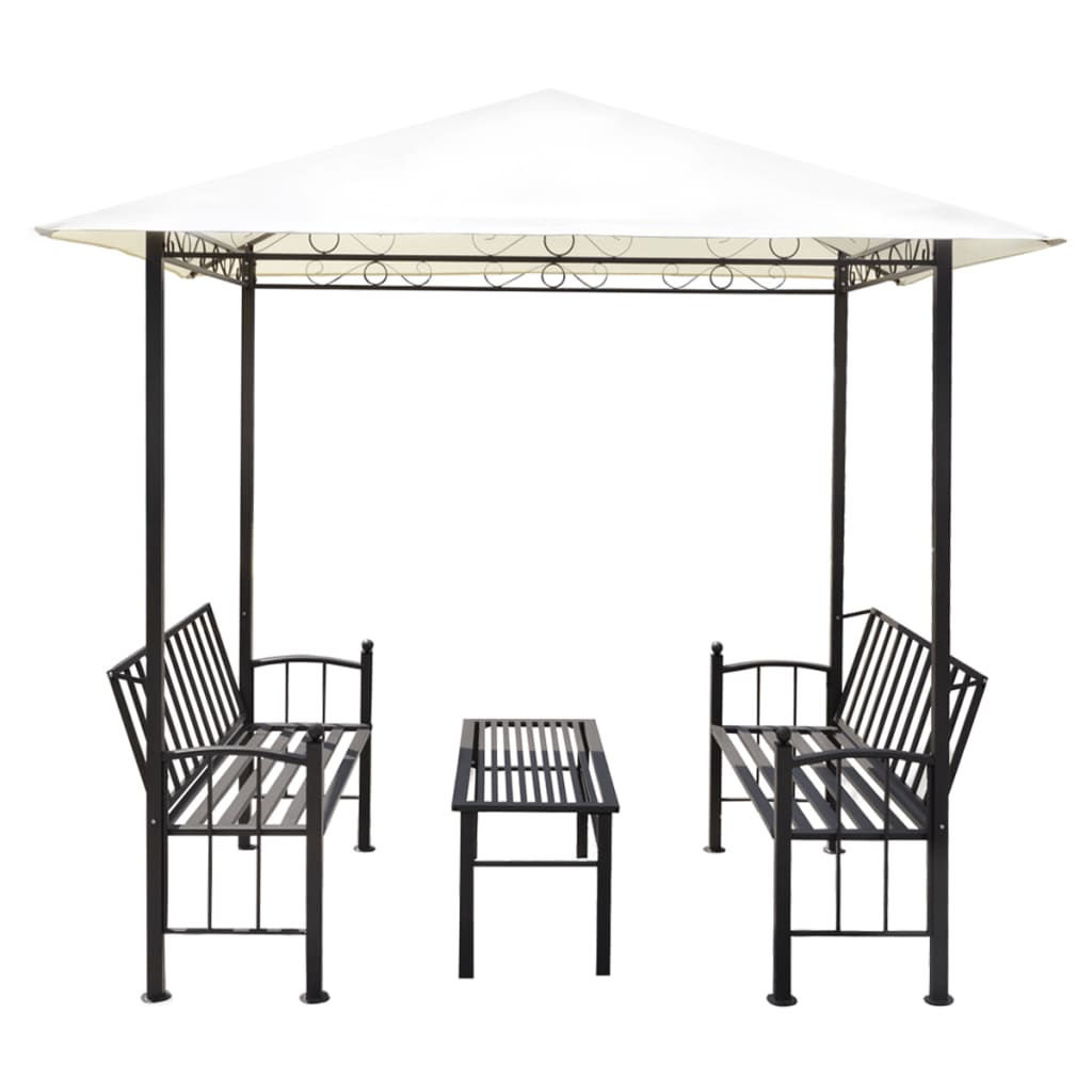 Gartenpavillon Mit Tisch Und Bänken 2,5X1,5X2,4 M
