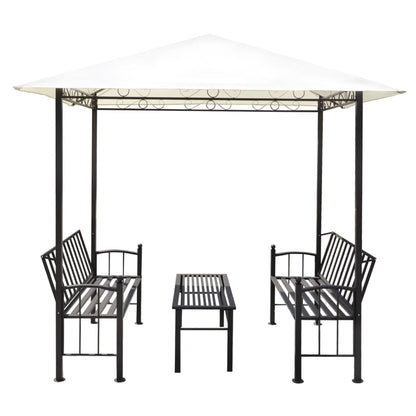 Gartenpavillon Mit Tisch Und Bänken 2,5X1,5X2,4 M