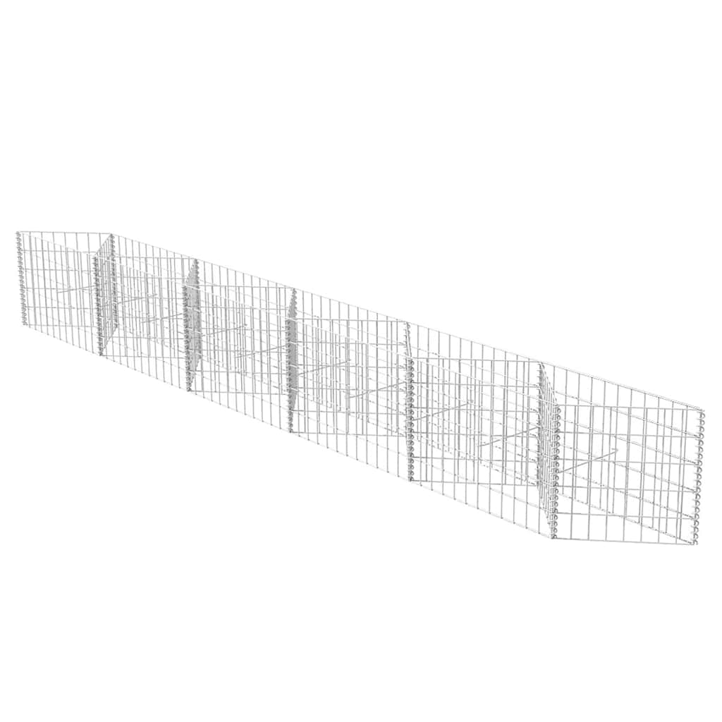 Gabionenkorb Pflanzkasten Gemüse-Hochbeet Stahl 300×30×50 Cm