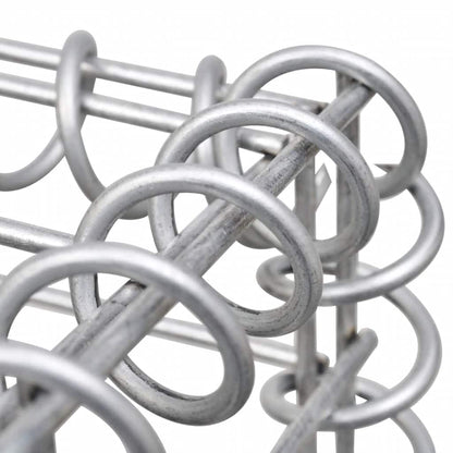 Gabionenkorb U-Form Stahl 570×20×100 Cm