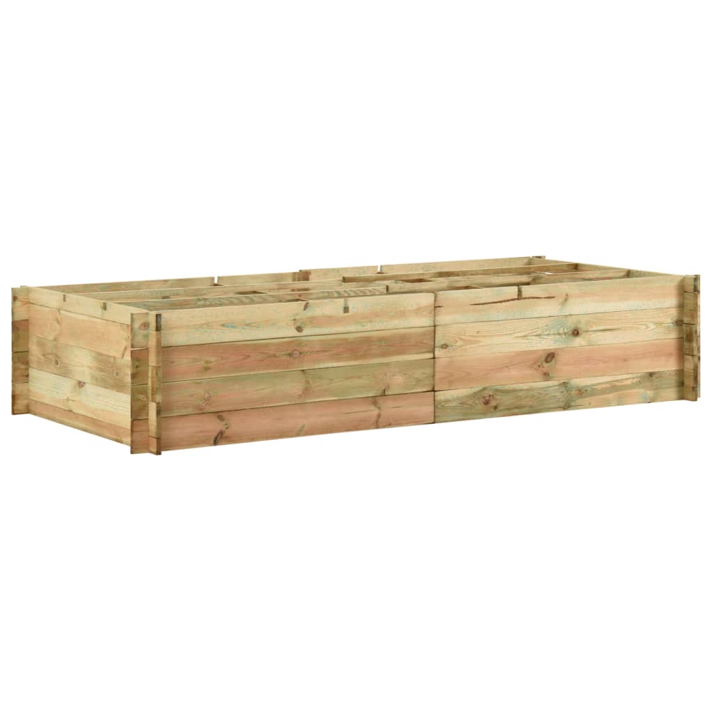 Hochbeet Kiefernholz Imprägniert 197X100X40 Cm