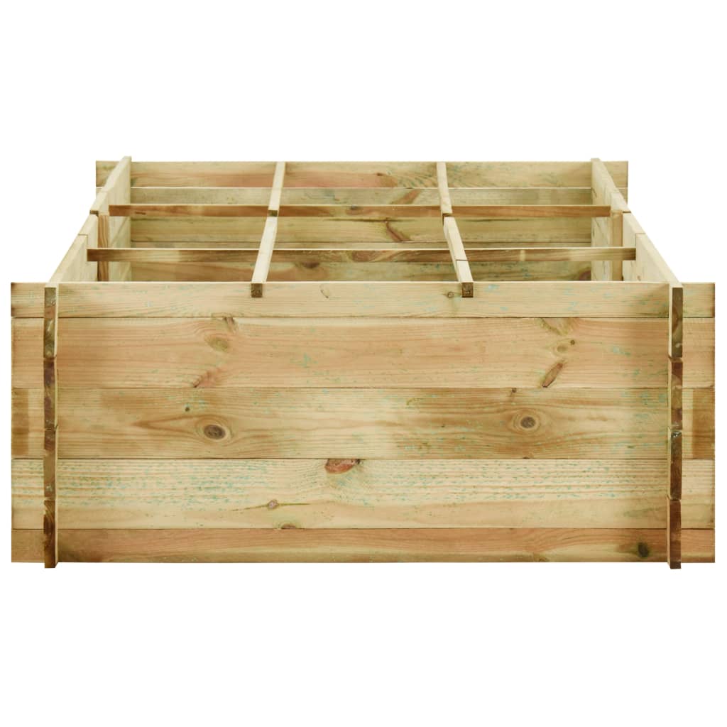 Hochbeet Kiefernholz Imprägniert 197X100X40 Cm