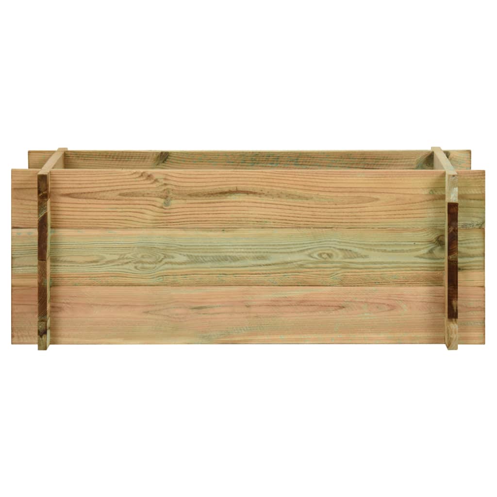 Pflanzkübel Hochbeet Kiefernholz Imprägniert 80 Cm