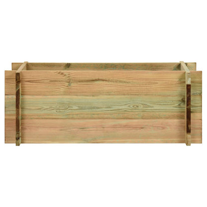 Pflanzkübel Hochbeet Kiefernholz Imprägniert 80 Cm