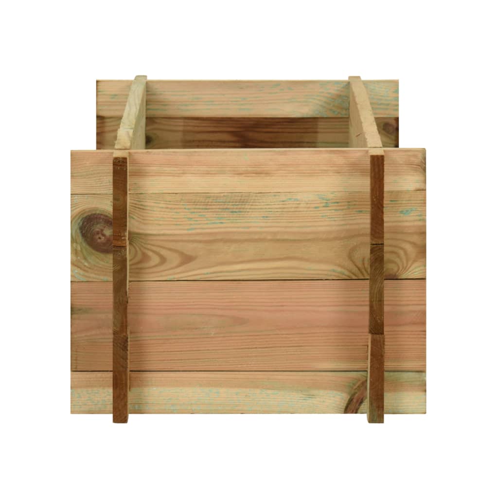 Pflanzkübel Hochbeet Kiefernholz Imprägniert 80 Cm