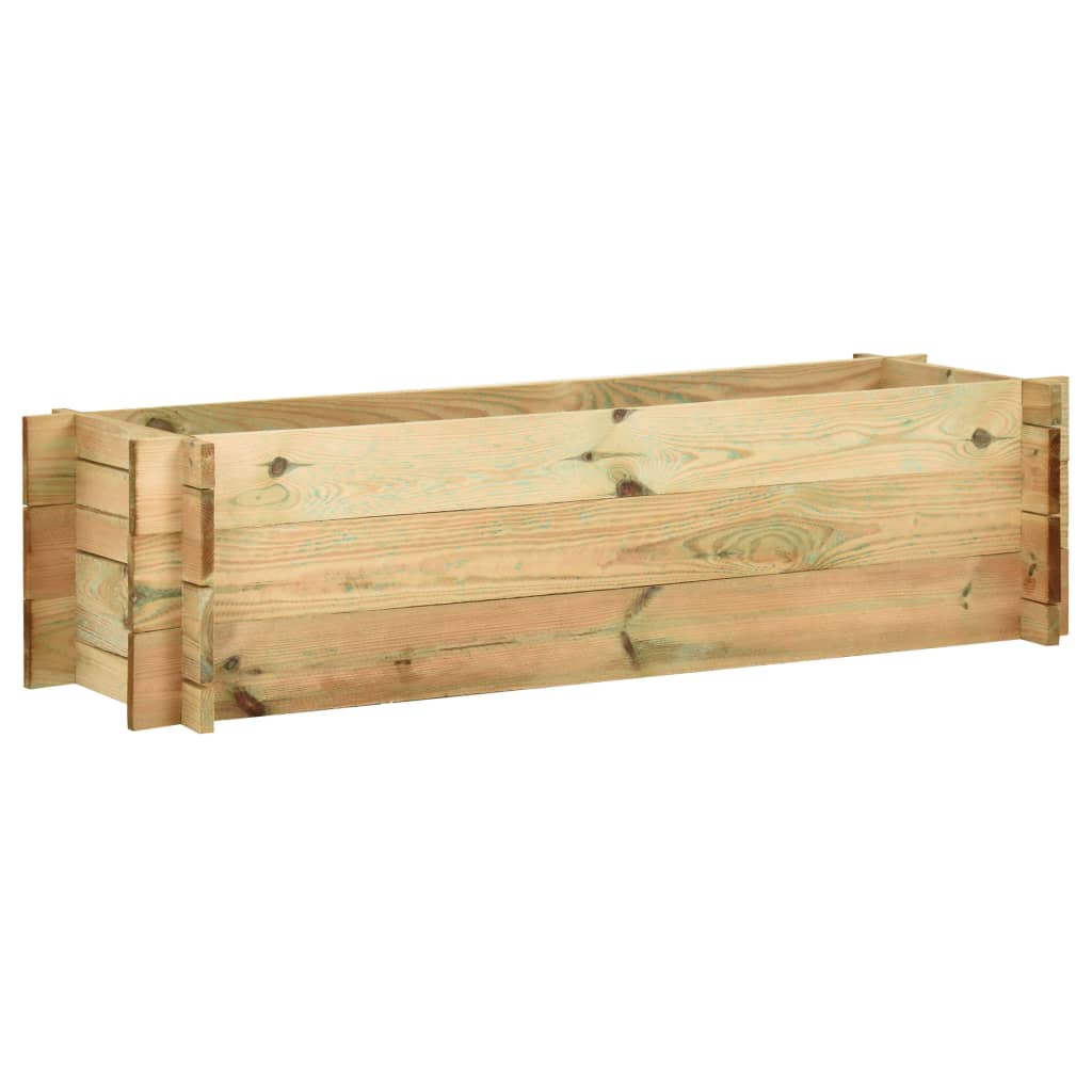 Pflanzkübel Hochbeet Kiefernholz Imprägniert 40 Cm