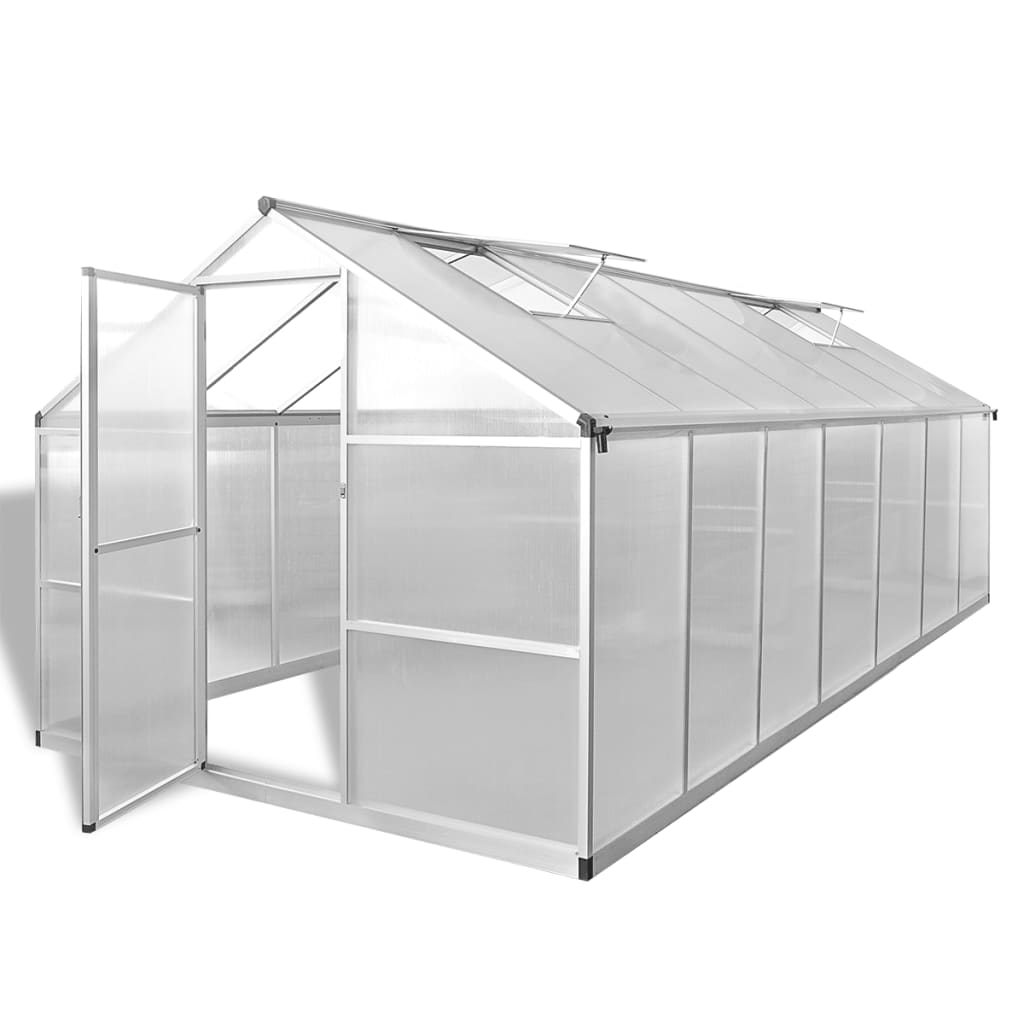 Gewächshaus Verstärkt Aluminium 10,53 M²