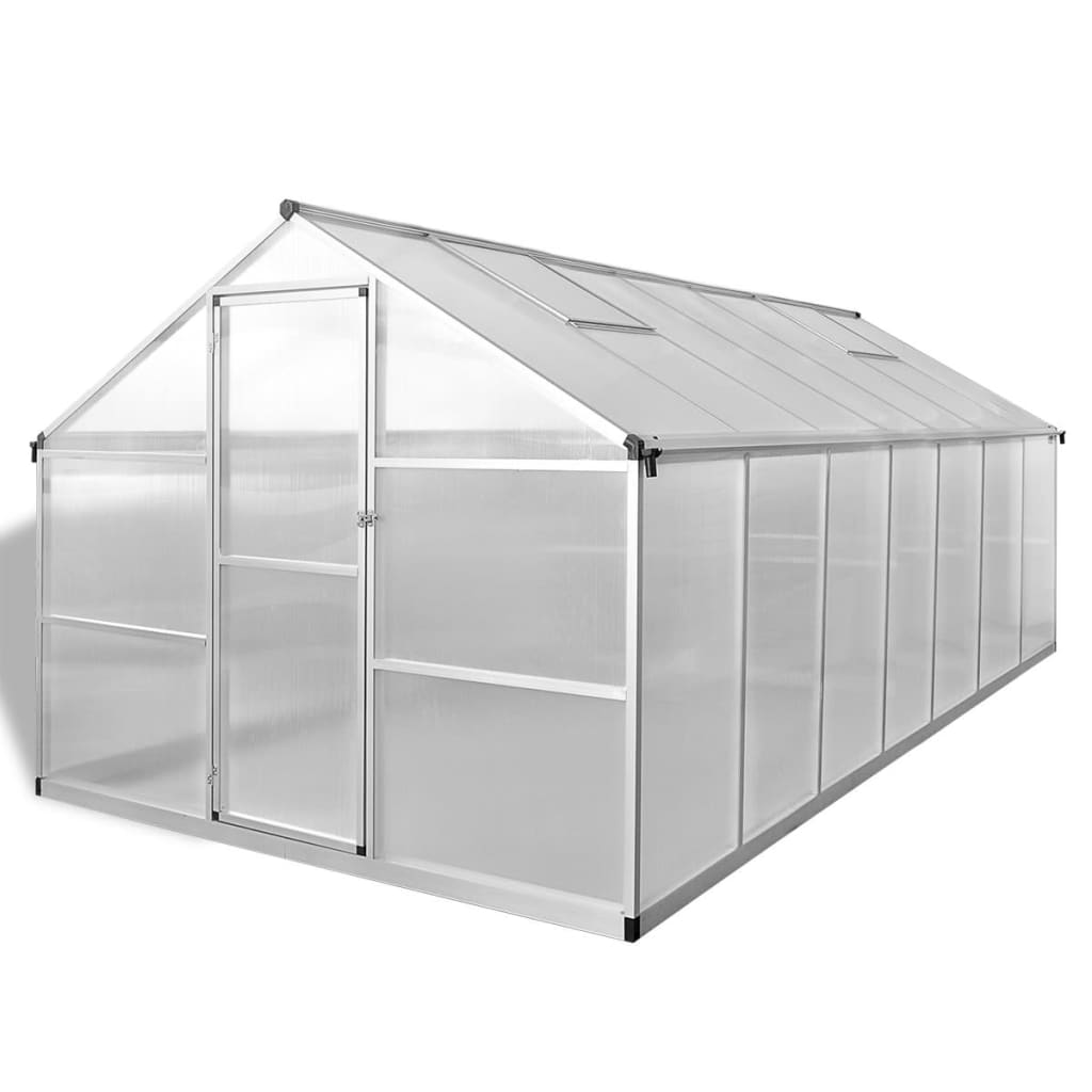 Gewächshaus Verstärkt Aluminium 10,53 M²