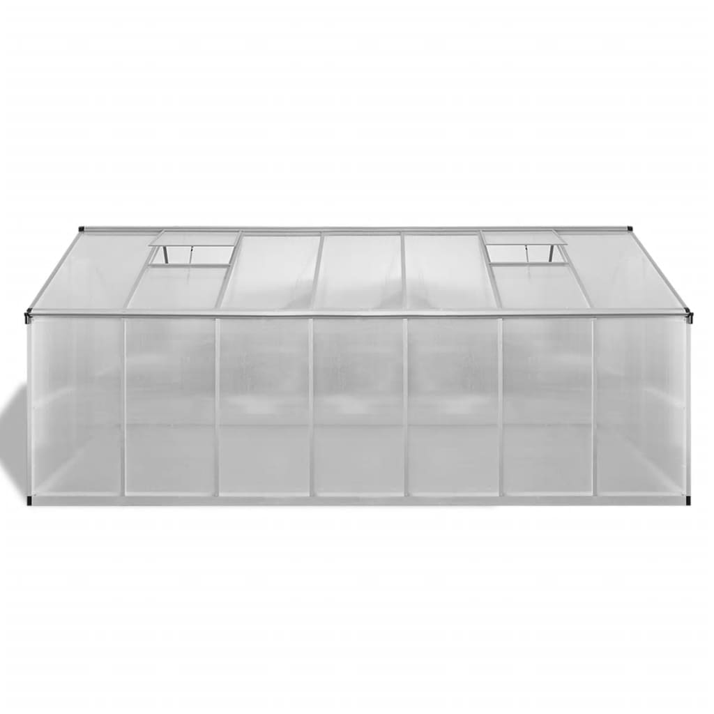Gewächshaus Verstärkt Aluminium 10,53 M²