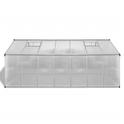 Gewächshaus Verstärkt Aluminium 10,53 M²