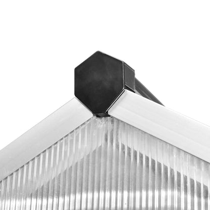 Gewächshaus Verstärkt Aluminium 10,53 M²