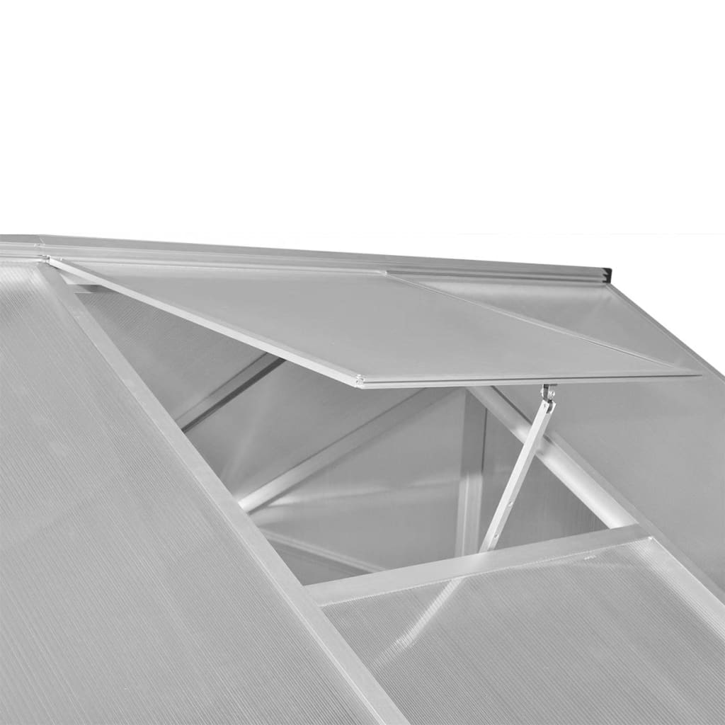 Gewächshaus Verstärkt Aluminium 10,53 M²