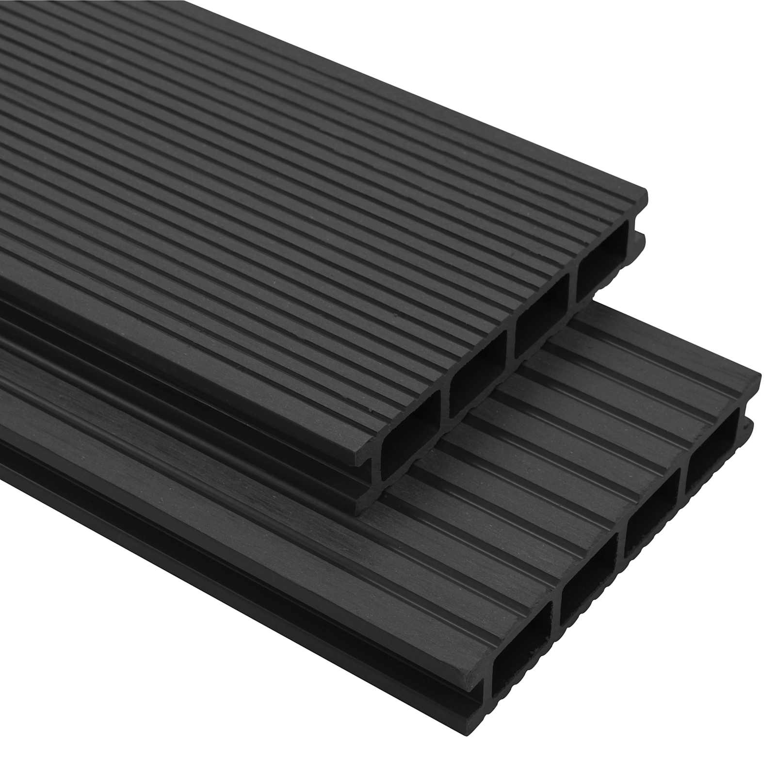 Terrassendiele 6 Pcs Anthrazit Wpc