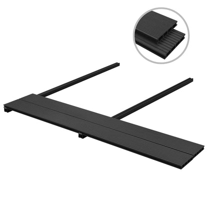 Terrassendiele 6 Pcs Anthrazit Wpc