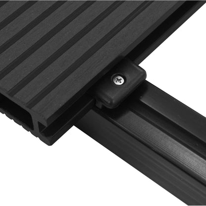 Terrassendiele 4 Pcs Anthrazit Wpc