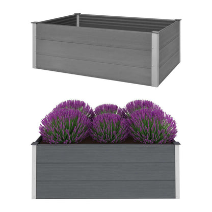 Garten-Hochbeet Wpc 150 X 100 X 54 Cm