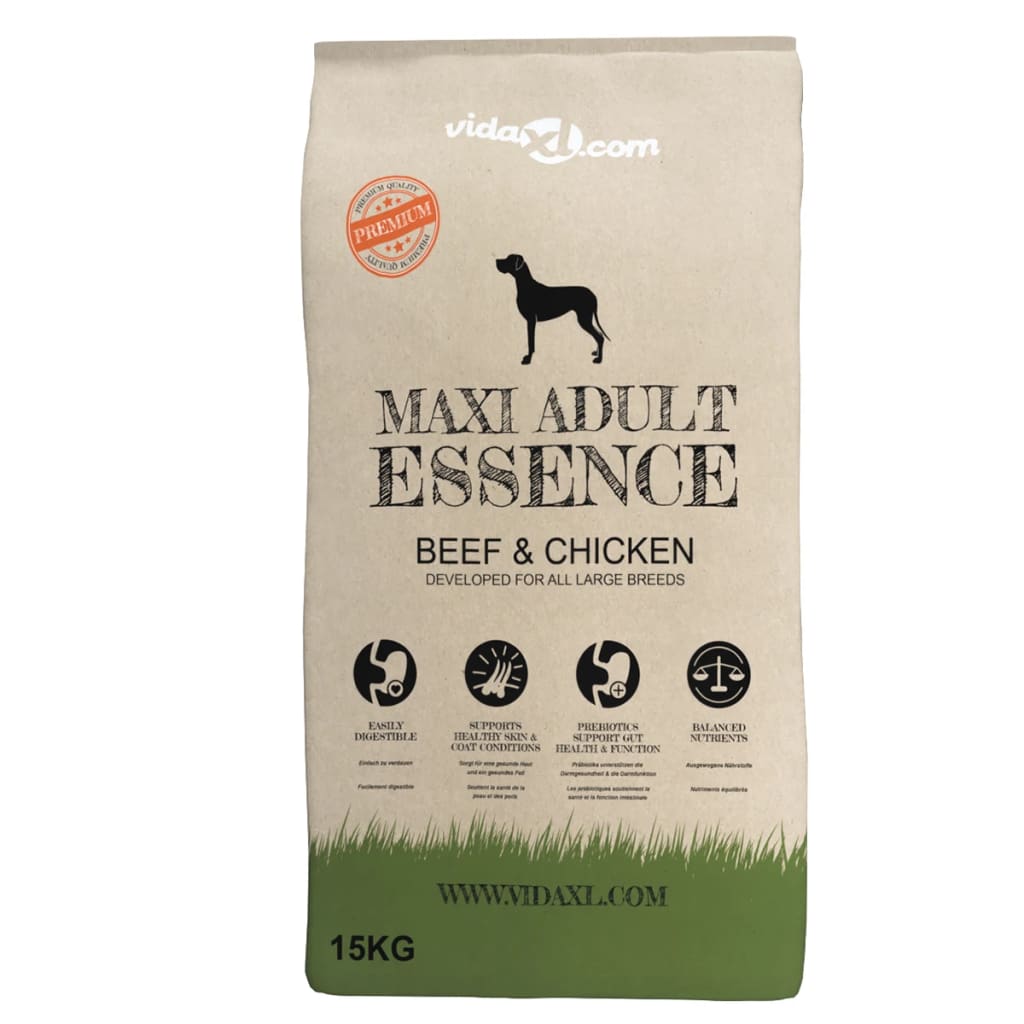 Trockenfutter Für Hunde Maxi Adult Essence Beef & Chicken