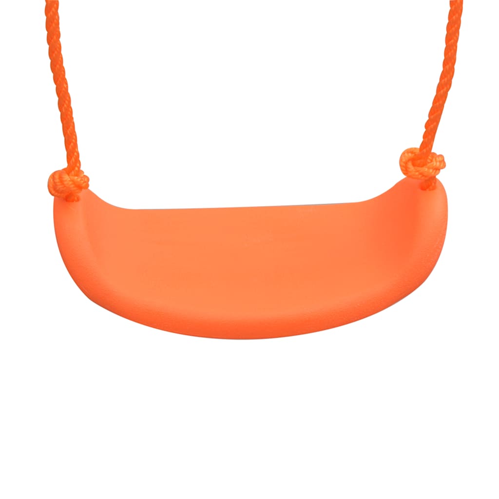 2-In-1 Einzelschaukel Und Babyschaukel Orange Artisan-Eiche