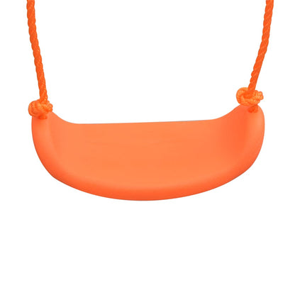 2-In-1 Einzelschaukel Und Babyschaukel Orange Artisan-Eiche