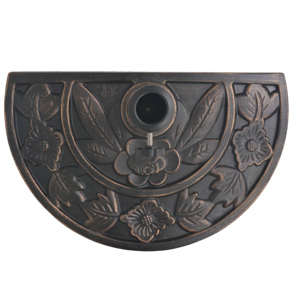 Sonnenschirmständer Harz Bronze 9 Kg