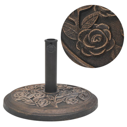 Sonnenschirmständer Harz Bronze 9 Kg