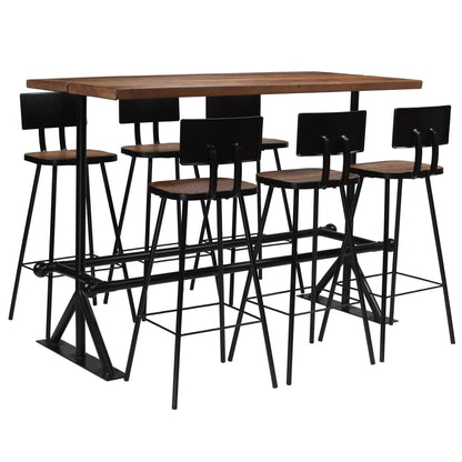Bar-Set 5-Tlg. Altholz Massiv