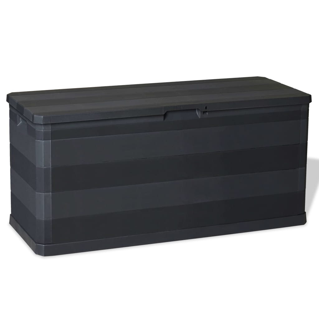 Gartenbox Grau 117×45×56 Cm