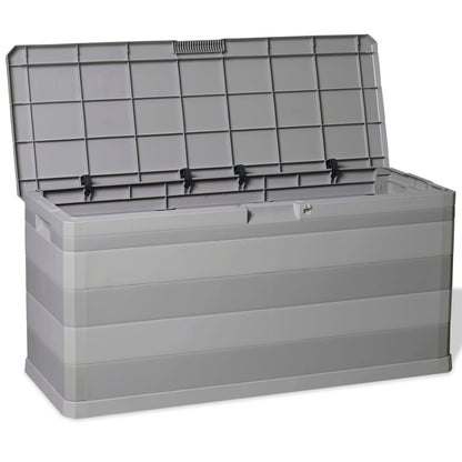 Gartenbox Grau 117×45×56 Cm