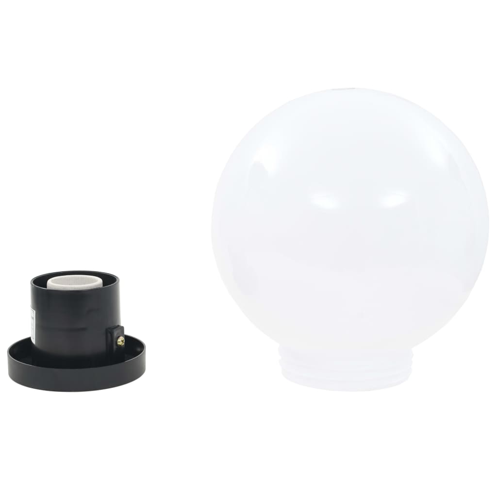 Led-Gartenleuchten 2 Stk. Kugelförmig Pmma