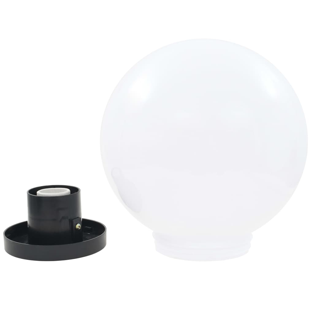Led-Gartenleuchten 2 Stk. Kugelförmig Pmma