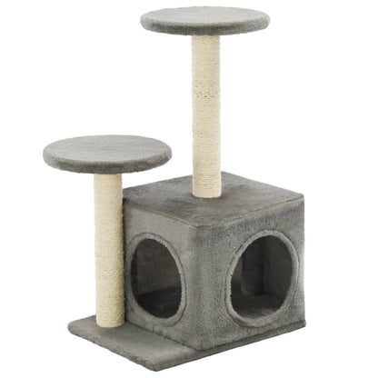 Katzenbaum Mit Sisal-Kratzsäulen 60 Cm